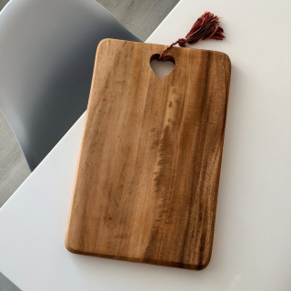 泰國手工相思木砧板 (愛心-大)