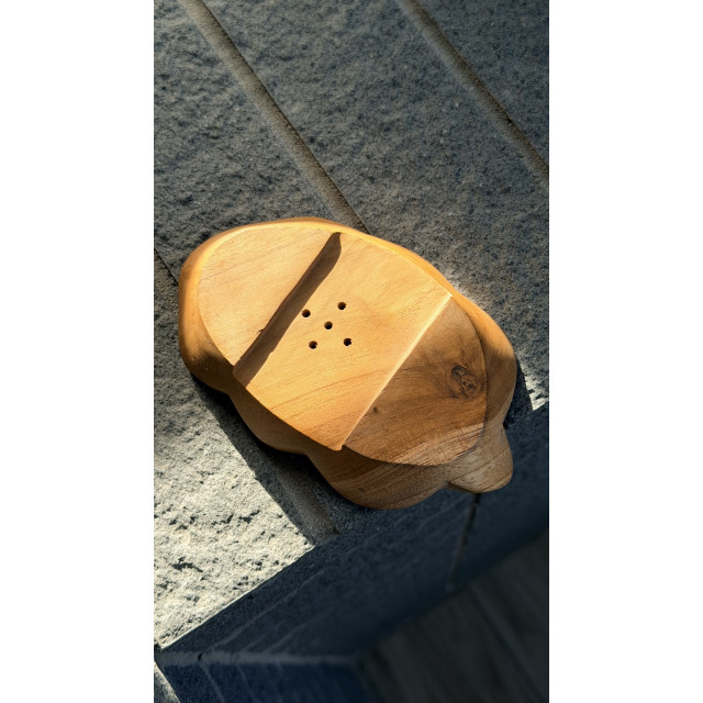 印尼手工貝殼木頭碟肥皂盒-樹