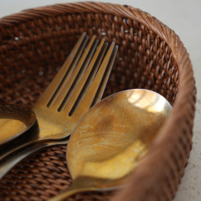 印尼手工ATA藤編橢圓長盤