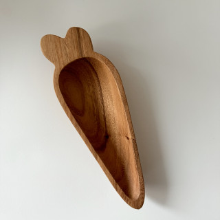 泰國手工相思木小盤-紅蘿蔔